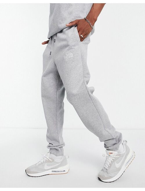 The North Face Essential oversized sweatpants in gray Exclusive to ASOS