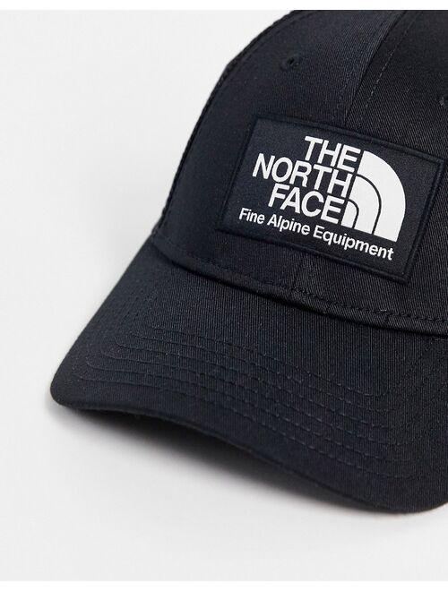 The North Face Mudder trucker cap with mesh back in black