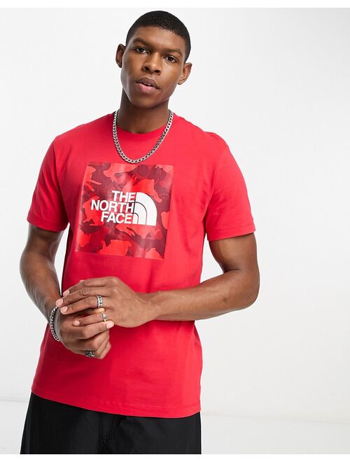 The North Face 'Lunar New Year' camo logo t-shirt in red