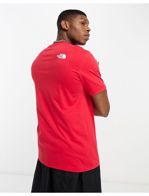 The North Face 'Lunar New Year' camo logo t-shirt in red