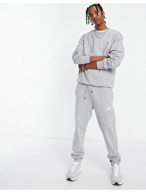 The North Face Essentials sweatshirt in light gray - Exclusive at ASOS