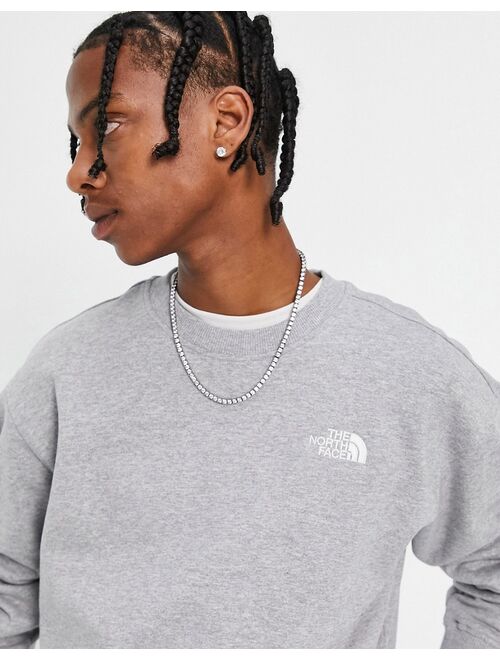 The North Face Essentials sweatshirt in light gray - Exclusive at ASOS