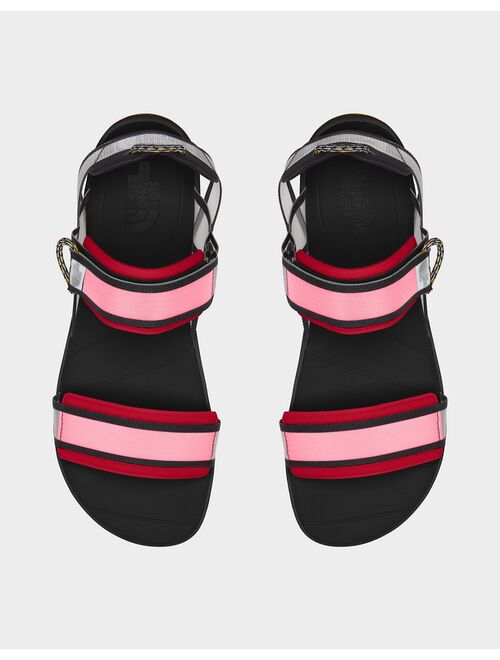 The North Face Skeena Sport sandals in red and black