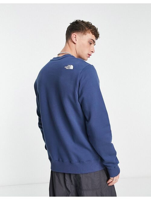 The North Face Zumu fleece sweatshirt in shady blue