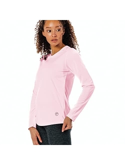 Vapor Apparel Women's Repreve UPF 50+ UV Sun Protection Long Sleeve Performance T-Shirt for Outdoor Lifestyle & Sports