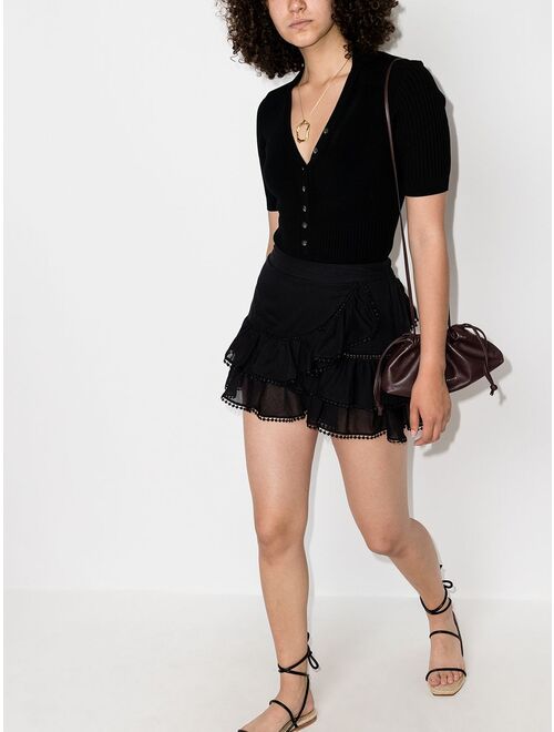 Charo Ruiz Ibiza ruffled mini skirt