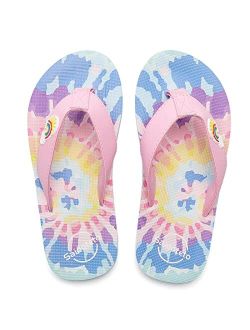 Saidoteto Boys Girls Flip Flops Child Summer Slip-on Thong Sandals Beach Pool Water Shoes(Little/Big Kid)