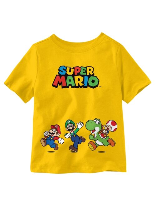 Hybrid Toddler Boys Super Mario Short Sleeve T-shirt