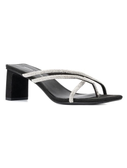 FASHION TO FIGURE Women's Nikita Wide Width Heels Sandals