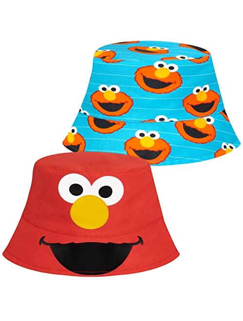 Accessory Supply Sesame Street Kids Bucket Hat, Toddler Bucket Hat, Baby Boy & Girl Beach Hat, Sun Hat for Toddlers Featuring Elmo