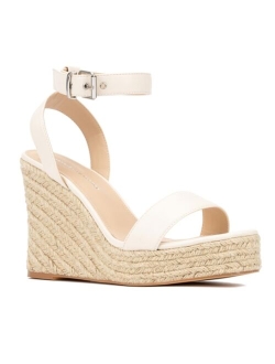 FASHION TO FIGURE Women's Gale Wide Width Wedge Sandals