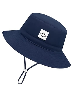 Sarfel Baby Sun Hat Toddler Sun Hat Wide Brim Toddler Bucket Hat Infant Sun Hat for Boys Girls UPF 50+ Kids Hat Baby Beach Hat