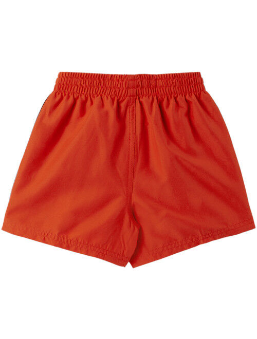 Nike Kids Red Embroidered Big Kids Swim Shorts