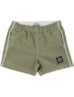 Junior Kids Green Patch Swim Shorts