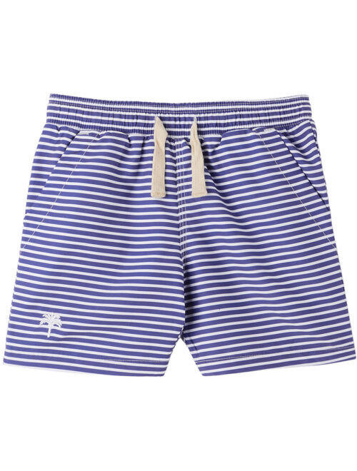 OAS Kids Navy & White Busy Swim Shorts