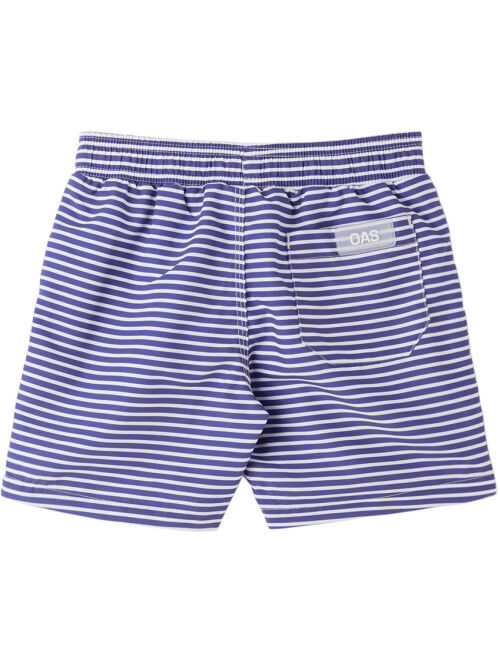 OAS Kids Navy & White Busy Swim Shorts