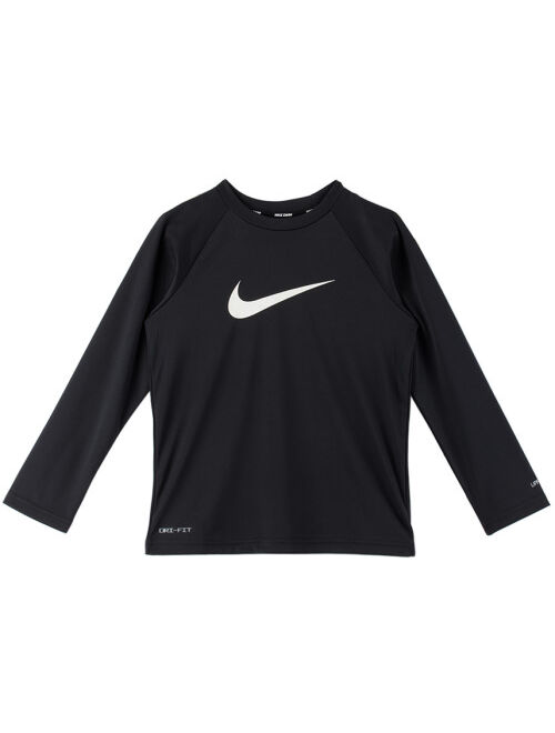 Nike Kids Black Hydroguard Big Kids Swim Top