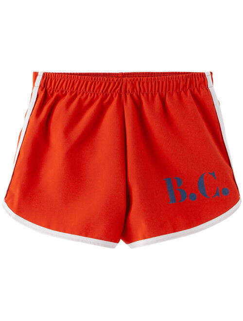 Bobo Choses Kids Red 'B.C.' Swim Shorts