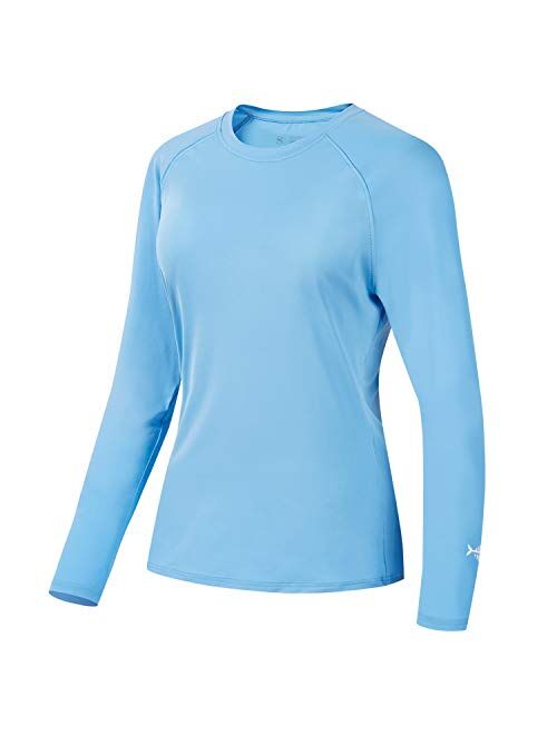 BASSDASH Womens UPF 50+ UV Sun Protection T-Shirt Long Sleeve Fishing Hiking Performance Shirts