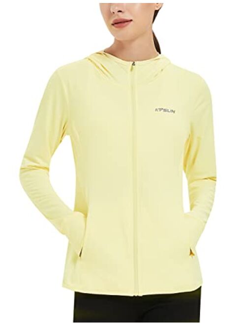 KPSUN Women's UPF 50+ UV Sun Protection Clothing Zip Up Hoodie SPF Long Sleeve Sun Shirt Fishing Hiking Outdoor Jacket