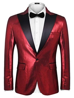 Mens Fashion Suit Jacket Blazer Weddings Prom Party Dinner Tuxedo