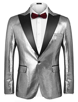 Mens Fashion Suit Jacket Blazer Weddings Prom Party Dinner Tuxedo