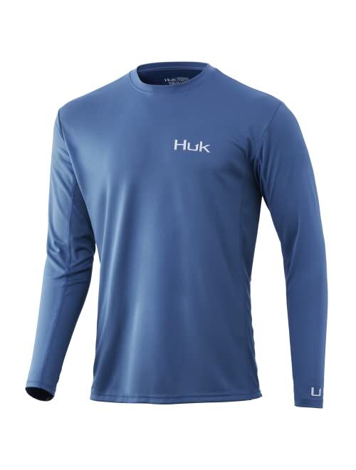 HUK Men's Icon X Long Sleeve Fishing Shirt with Sun Protection