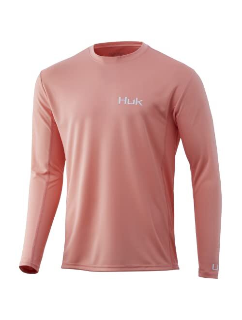 HUK Men's Icon X Long Sleeve Fishing Shirt with Sun Protection