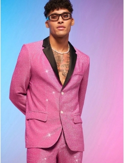 FeverCity Men Glitter Single Breasted Blazer