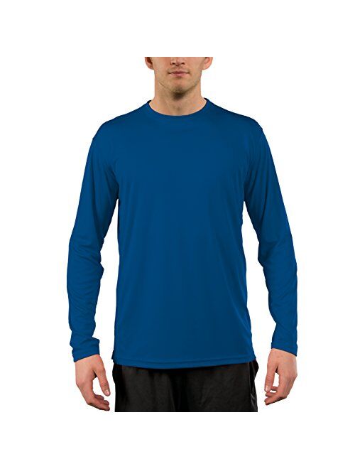 Vapor Apparel Men's Outdoor UPF 50+ Long Sleeve T-Shirt, UV Sun Protection for Fishing, Running, Hiking, Swimming