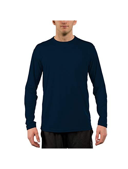 Vapor Apparel Men's Outdoor UPF 50+ Long Sleeve T-Shirt, UV Sun Protection for Fishing, Running, Hiking, Swimming