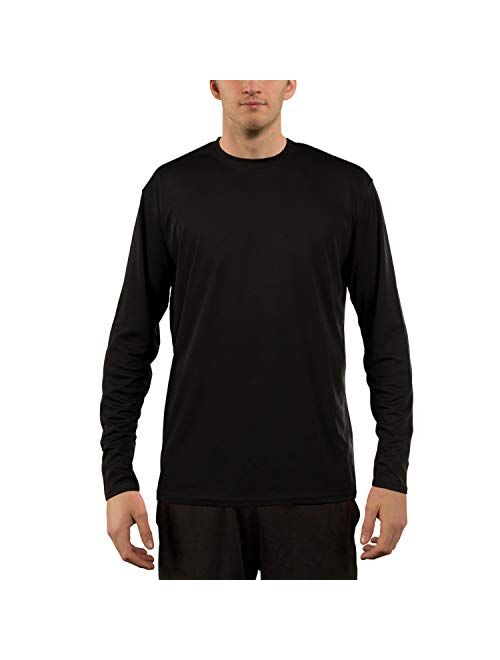 Vapor Apparel Men's Outdoor UPF 50+ Long Sleeve T-Shirt, UV Sun Protection for Fishing, Running, Hiking, Swimming