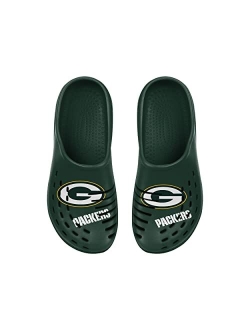 FOCO NFL Boys Youth 8-16 Team Logo Sport Clogs Water Sandals Slippers Shoes