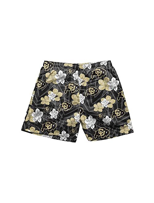 FOCO Men's Hibiscus Slim Fit 5.5" Suit Swimming Trunks