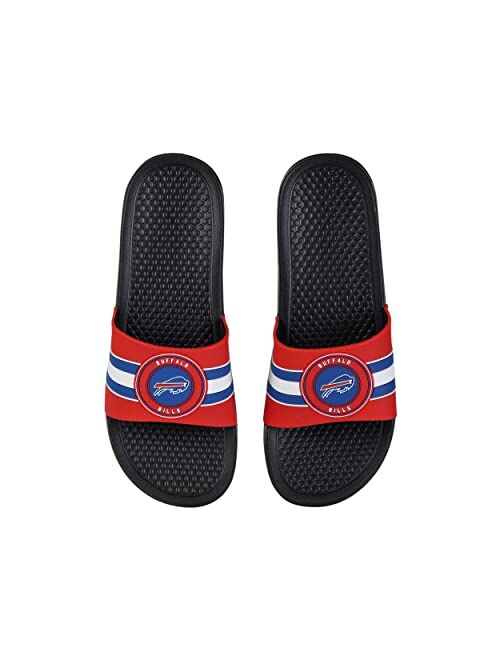 FOCO NFL Raised Stripe Slide Sandal