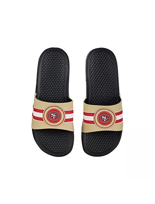 FOCO NFL Raised Stripe Slide Sandal