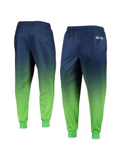 FOCO Men's College Navy Seattle Seahawks Gradient Jogger Pants