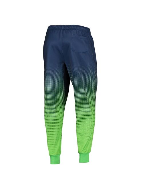 FOCO Men's College Navy Seattle Seahawks Gradient Jogger Pants