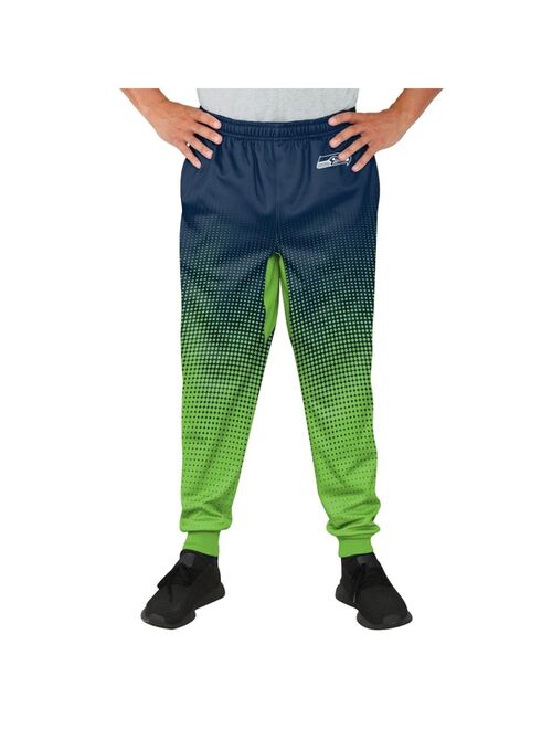 FOCO Men's College Navy Seattle Seahawks Gradient Jogger Pants