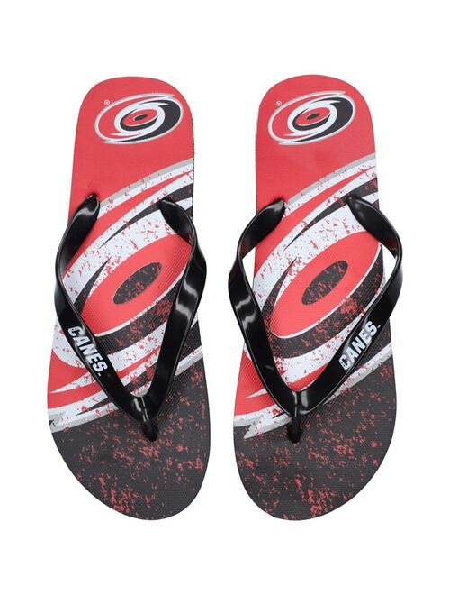 FOCO Men's and Women's Carolina Hurricanes Big Logo Flip-Flops