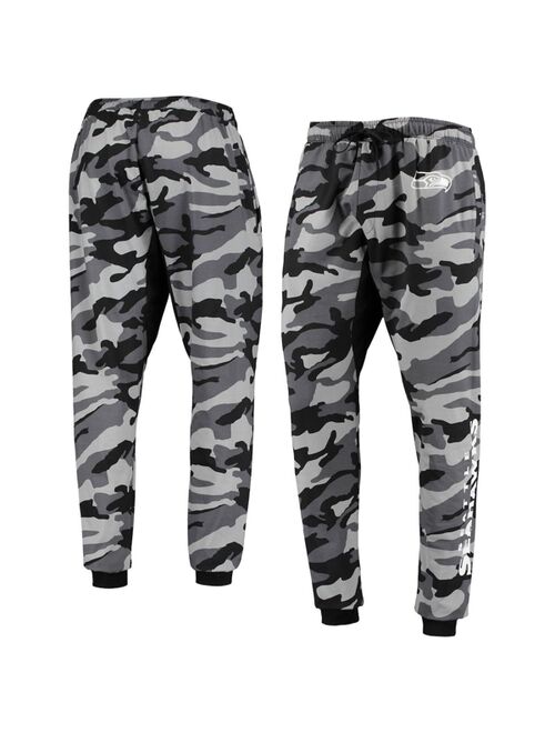 FOCO Men's Black Seattle Seahawks Camo Jogger Pants