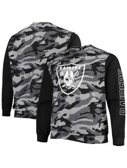 FOCO Men's Black Las Vegas Raiders Camo Long Sleeve T-shirt