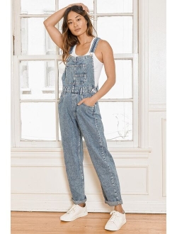 Ziggy Medium Blue Denim Overalls