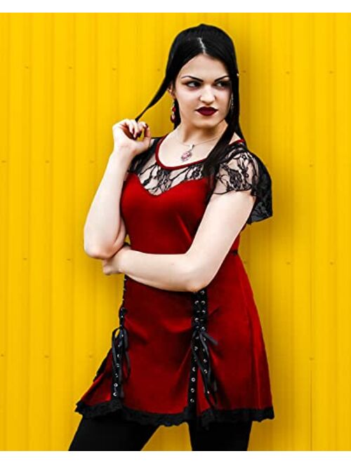 Dare to Wear Victorian Gothic Boho Women's Plus Size Roxann Corset Top