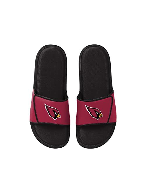 FOCO Mens NFL Team Logo Sport Shower Foam Slide Flip Flop Sandals