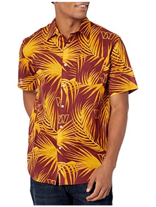 FOCO Men's NFL Floral Tropical Button-Up Shirt