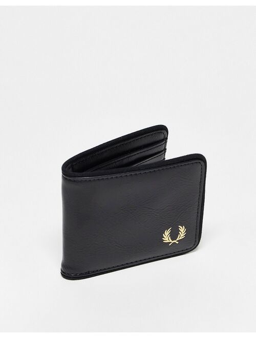 Fred Perry tonal classic wallet in black