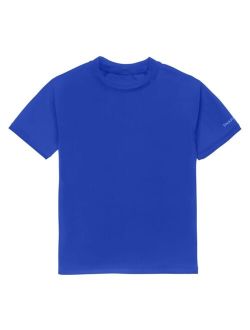 SNAPPER ROCK Toddler Child Boys Penguin Blue Short Sleeve Rash Top