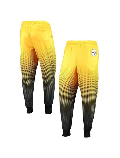 FOCO Men's Gold Pittsburgh Steelers Gradient Jogger Pants