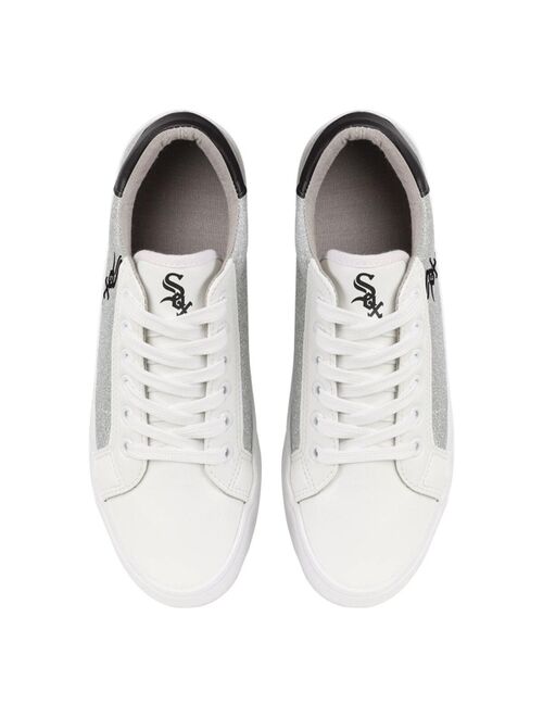 FOCO Women's Chicago White Sox Glitter Sneakers